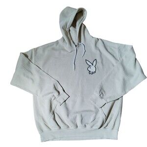 Playboy Pullover Hoodie Sweatshirt Size L New